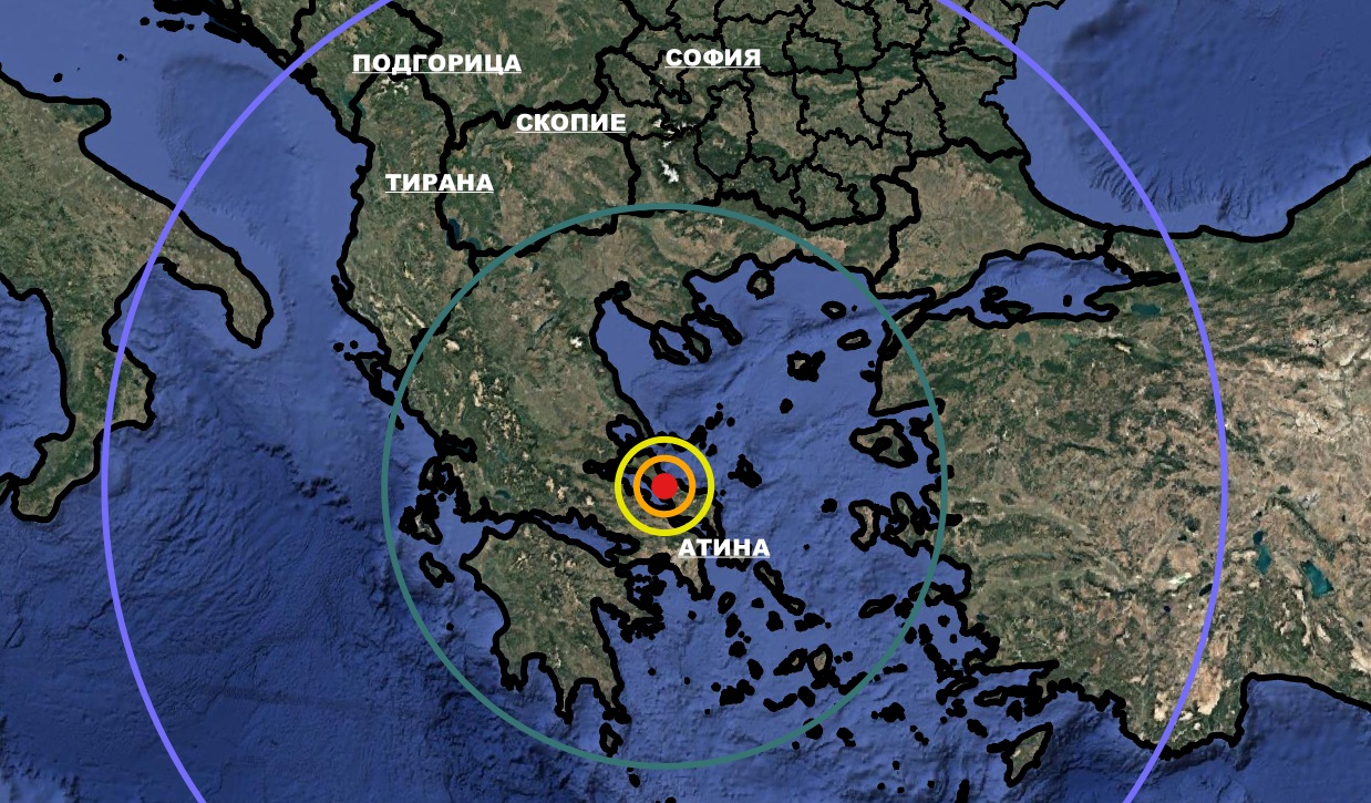Серия от земетресения на гръцкия остров Евия Най силното е с магнитуд