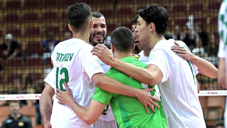 Националният отбор на България по волейбол при мъжете постигна победа