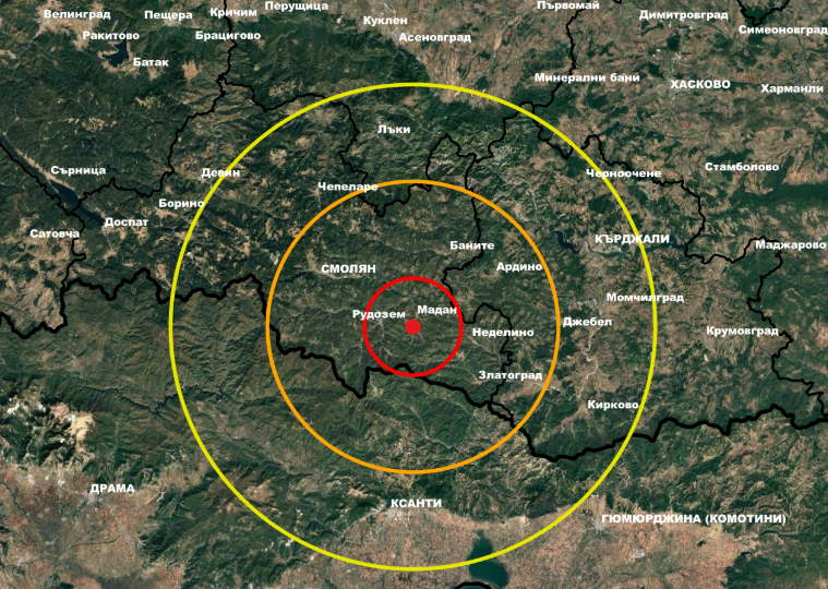 Две земетресения са станали тази нощ близо до Кърджали Те