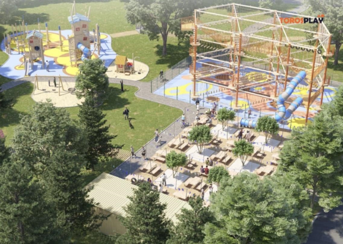 Въжен парк в БургасВъжен атракцион ще се появи още този