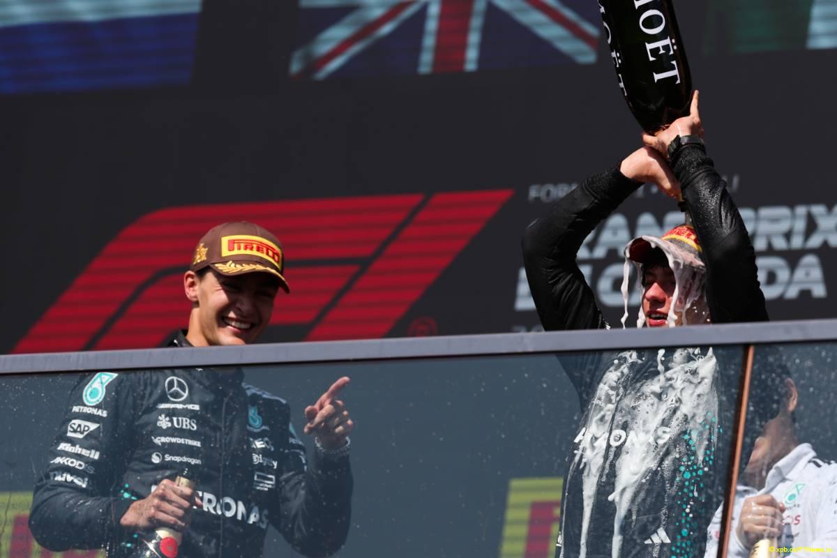 Джордж Ръсел Великобритания Мерцедес спечели Гран при на Канада от