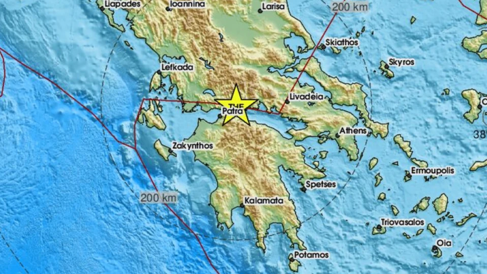 Земетресение с магнитуд 3 6 по скалата на Рихтер разлюля Южна