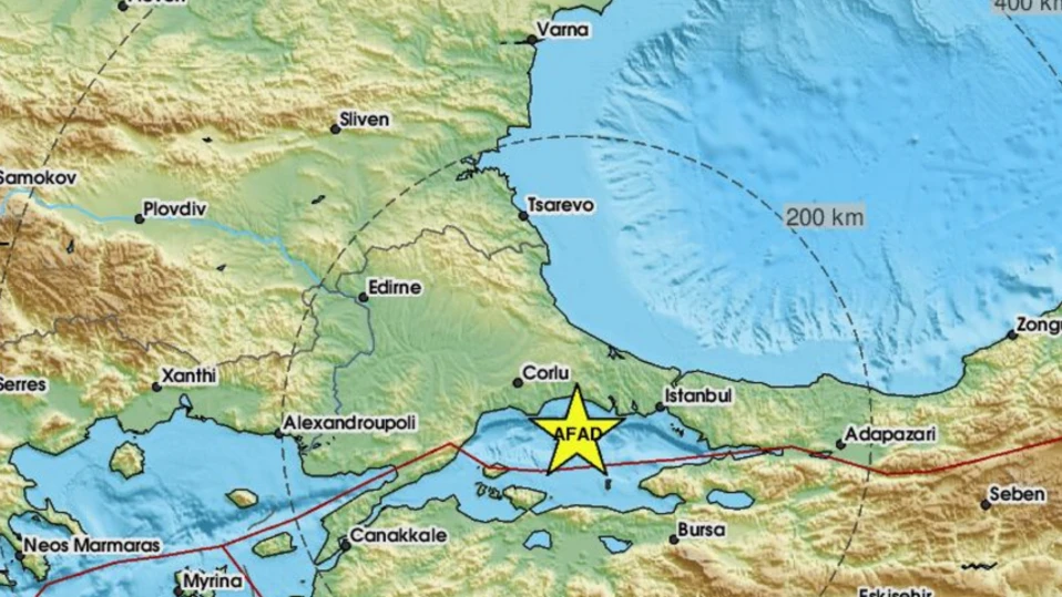 Земетресение с магнитуд 3 9 по скалата на Рихтер удари турския