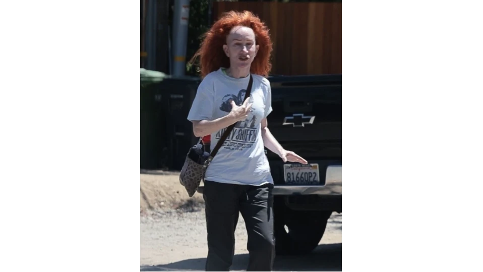 Американската комедийна актриса Кати Грифин 64 беше почти неузнаваема когато