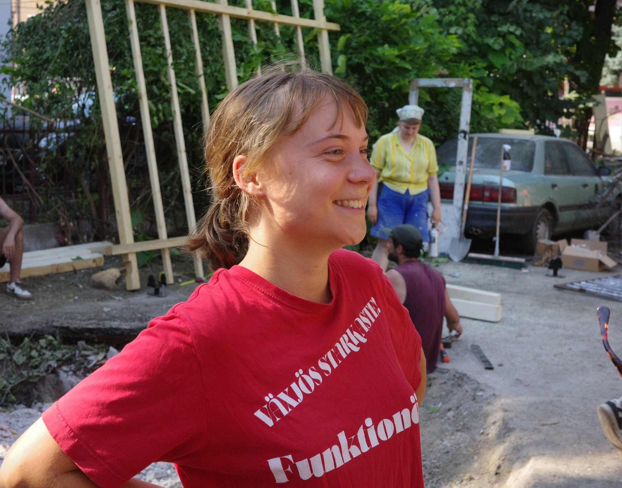 След като бе на инспекция в Тирана Албания младата екоактивистка