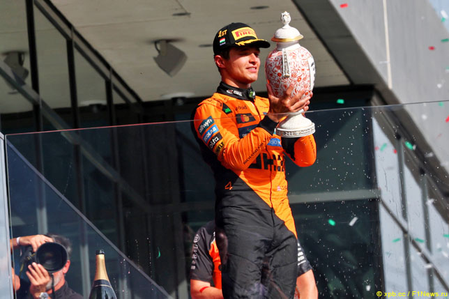 Британецът Ландо Норис с МакЛарън спечели състезанието за Голямата награда