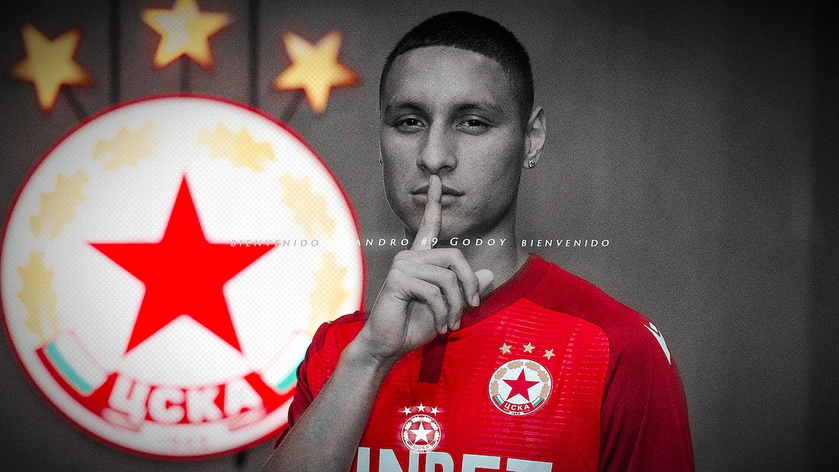 Аржентинският нападател Леандро Годой вече е футболист на ЦСКА Днес