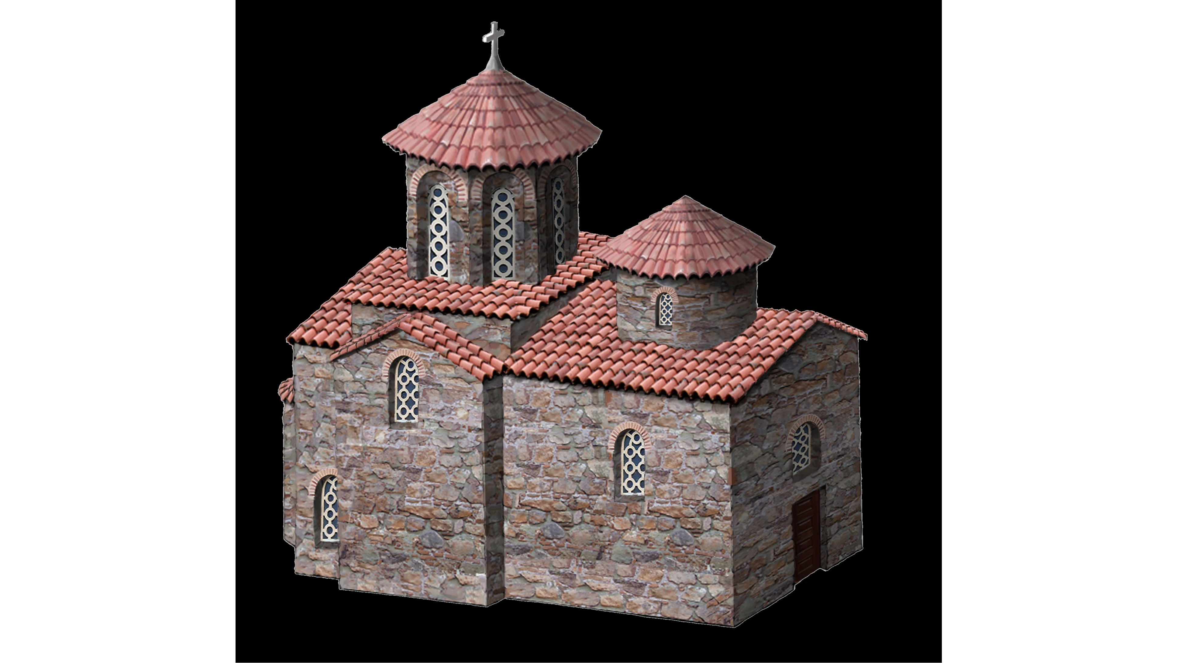 Построен през ХІ ХІV в върху останките от стар римски кастелПрез