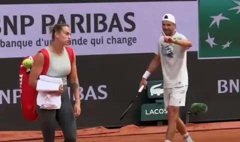 Арина Сабаленка иска да играе единствено с Григор Димитров на