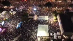 Десетки хиляди израелци излязоха на протести вчера с искане за освобождаване на заложниците