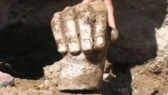 Дясна ръка от статуя на Херакъл откриха при Хераклея Синтика
