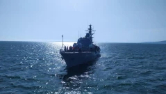ВМС унищожиха дрон в морето на 80 км от Варна