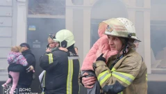 Руски дрон падна върху детска градина в Харков (СНИМКИ, ВИДЕО)