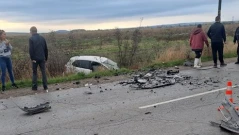Тежка катастрофа с три коли затвори пътя Сливен-Самуилово, има загинал (ВИДЕО)
