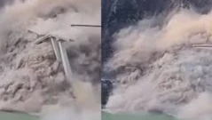 Мост се срути в Китай (ВИДЕО)