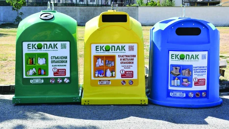 контейнери разделно