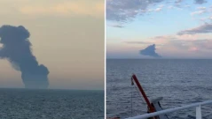 Взрив на танкер в Черно море (СНИМКИ)