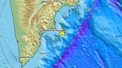 Силно земетресение разтърси бреговете на Камчатка