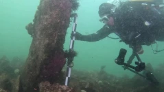 Огромна подводна стена на 7000 г. е открита във Франция