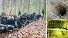Полша откри таен тунел за мигранти на границата с Беларус (ВИДЕО)