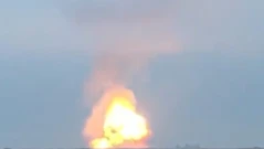 Жесток взрив: Украйна удари руското пристанище Темрюк (СНИМКИ)