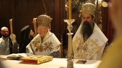 Даниил подари част от мощите на Патриарх Евтимий на вселенския Вартоломей (СНИМКИ)