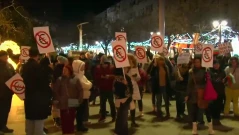 Протест в Бургас против въвеждането на еврото