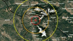 Земетресение до Благоевград