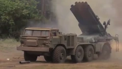 Руските войски за първи път поразиха пускова установка на РСЗО "Буран"