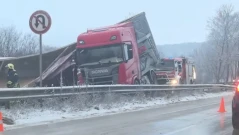 Катастрофа блокира движението по Е-79 между Враца и Мездра