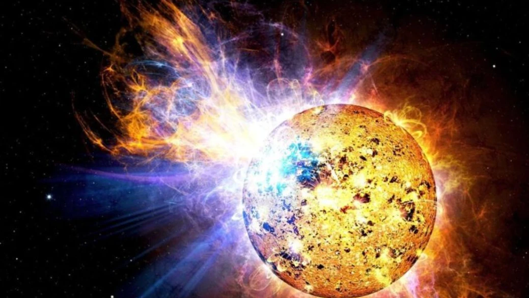 В момента Земята е под влиянието на силна слънчева буря