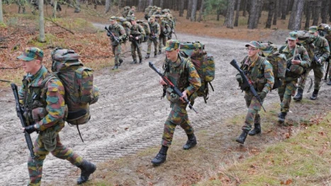 белгия военни