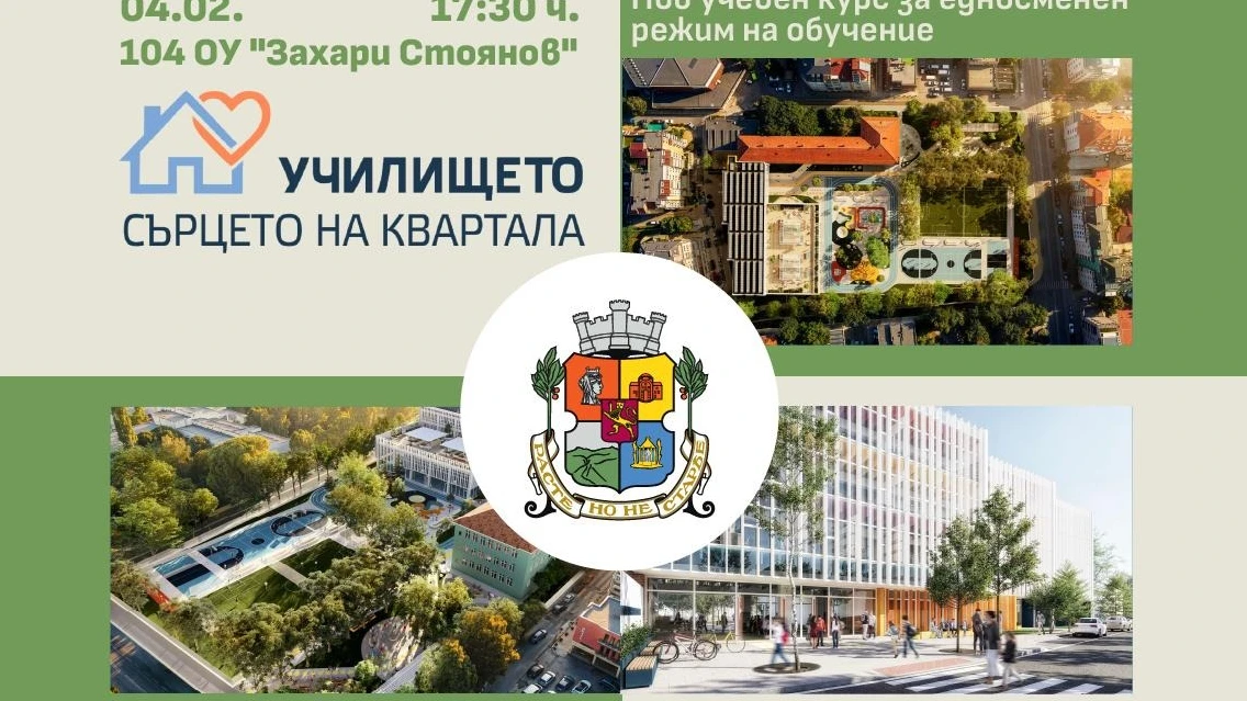Част от инициативата Училището сърцето на квартала Кметът на София