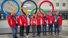 Президентът на България Илияна Йотова се срещна с Весела Лечева и Александра Фейгин в олимпийското село в Милано