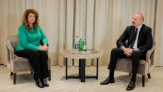 Илияна Йотова и Илхам Алиев обсъдиха енергийното сътрудничество между България и Азербайджан