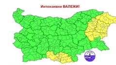 Времето се влошава в неделя: обявен жълт код за дъжд и гръмотевици