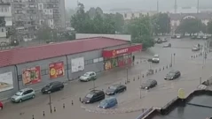 Наводнения в Лом след силен дъжд (ВИДЕО)
