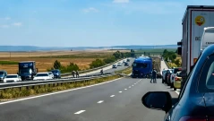 Тежка катастрофа затворени магистрала „Тракия“ в двете посоки край Ямбол, има жертви