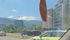 Катастрофа между два автомобила в София