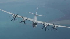 Русия разположи най-дългобойния морски патрулен самолет в света за демонстрация на сила близо до британския самолетоносач