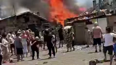Голям пожар избухна в столичния квартал „Факултета“ (ВИДЕО)