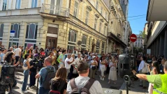 Граждани протестират срещу приемането на подробния устройствен план на Борисовата градина в София