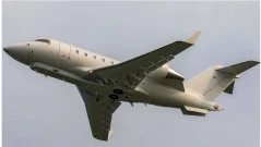 Разузнавателният самолет Bombardier Artemis II е забелязан над Черно море