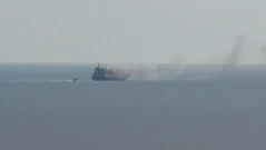 Тревога в Черно море: Гори танкерът за втечнен природен газ LPG Gas Lisbon, има ранени (ВИДЕО)