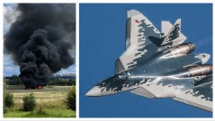 Русия изгуби един от най-модерните си изтребители: Су-57 падна в Московска област