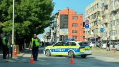 Дрогиран шофьор нацели стълб в центъра на Варна