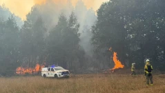 Български пожарникари в битка с огъня за испанско село (СНИМКИ)