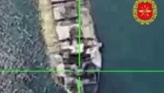 Русия удари с Geran-4 Seeker кораб с оръжия за украинската армия в Черно море (ВИДЕО)