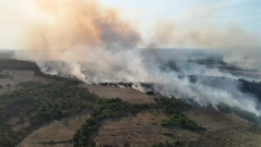 Пожар вилнее до бетонова база в Бургас