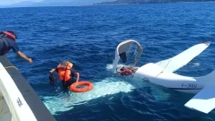 Самолет от Грузия кацна аварийно в морето край турския бряг